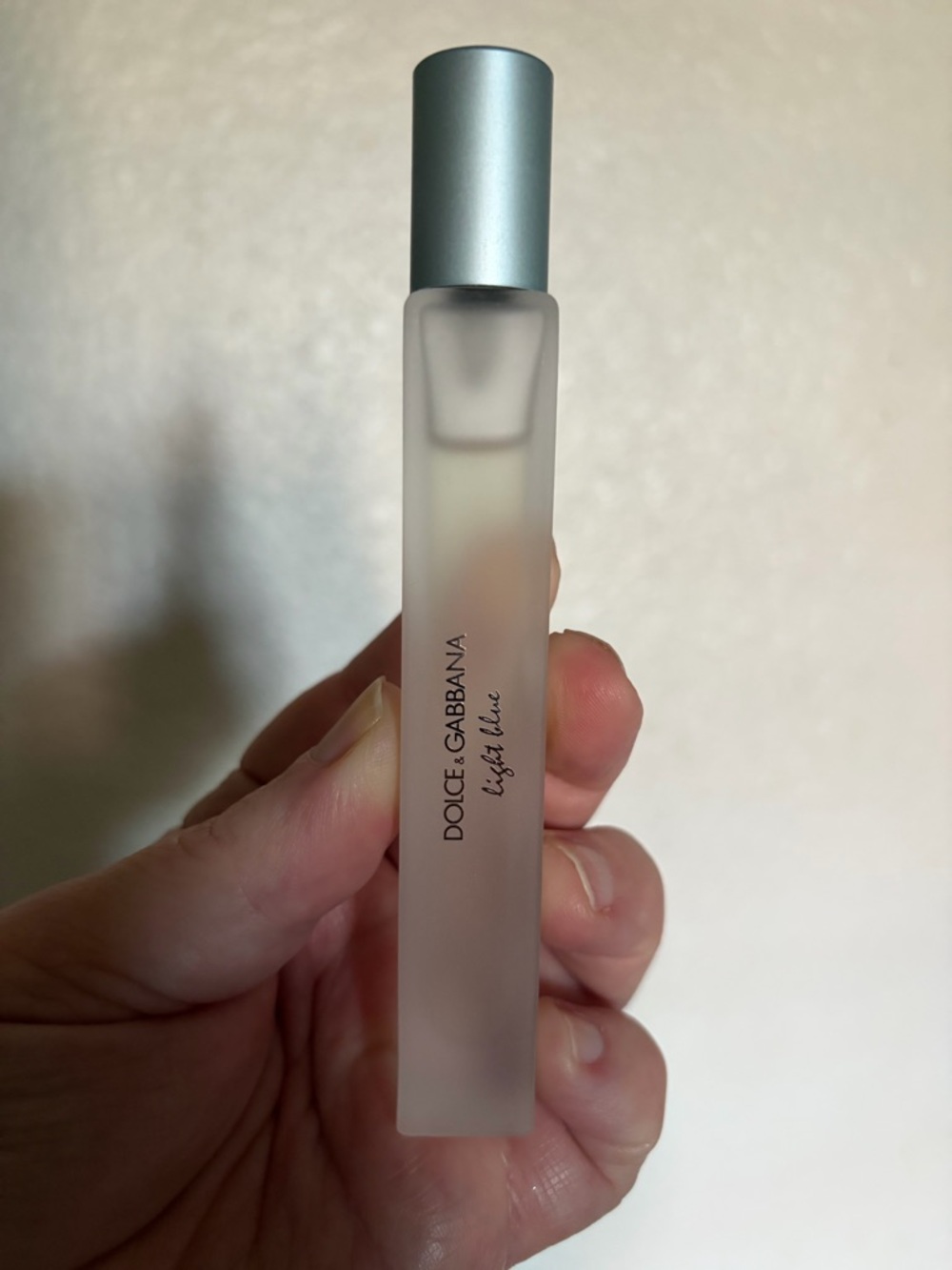 Dolce & Gabbana Light Blue Perfume - Frosted Glass with Silver Cap